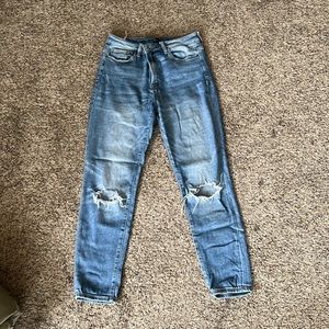FOREVER 21 distressed denim jeans size 27